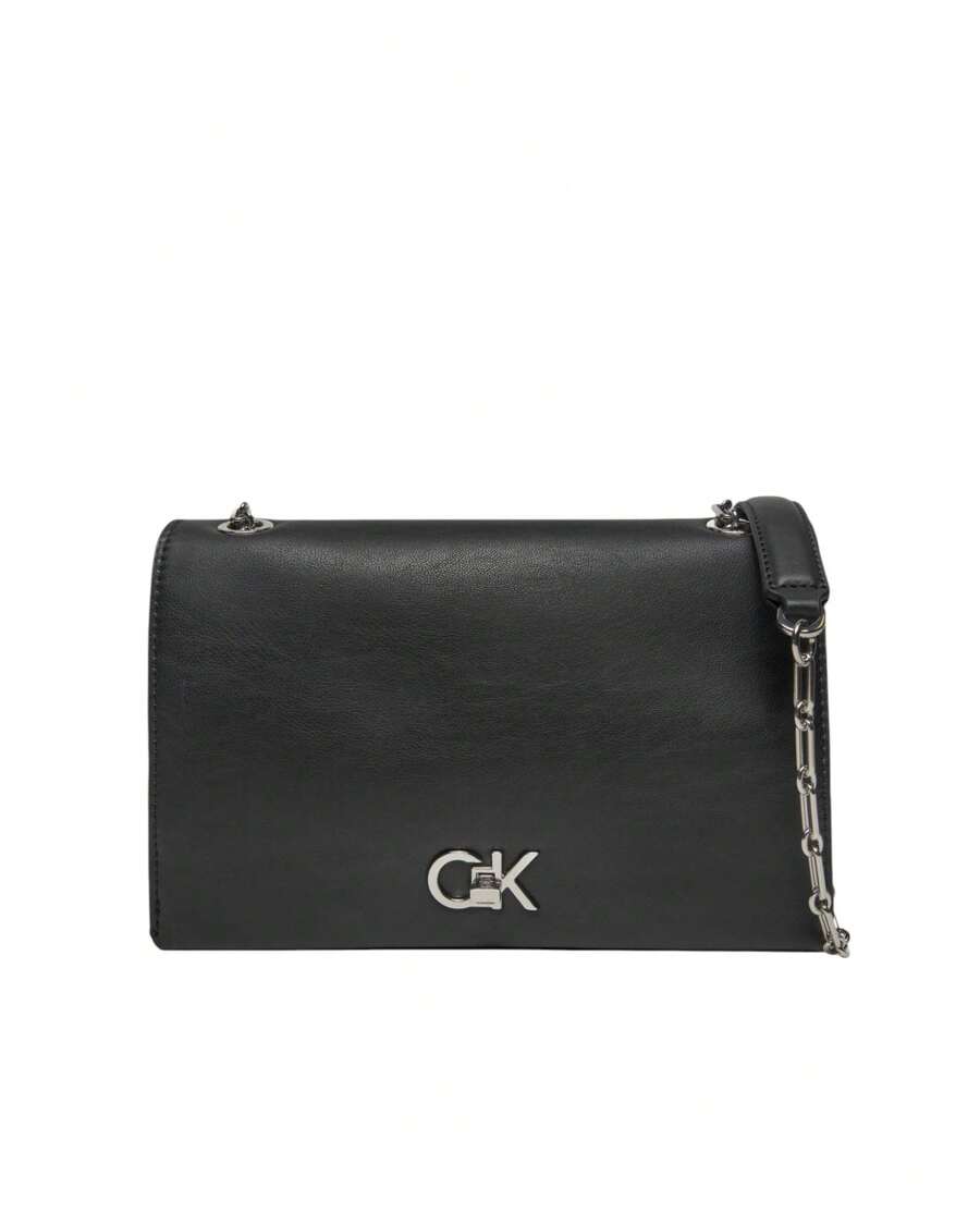 Calvin Klein Chain Flap Shoulder Bag Model K60K607726 SHEIN USA