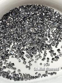 Mini Zirconia Nail Accessories 5A Sparkling Small Sharp Bottom Alien Diamond Horse Eye Love Pentagram Nail Diamond