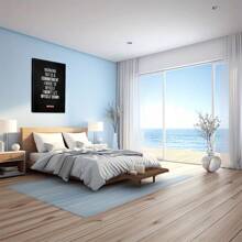 Commitment To Self In Working Out Large Wooden Framed Wall Art Home Decor Canvas Painting- For Bedroom, Bathroom, Living Room, Office, Kitchen, Holiday Gift- 1pc - Multicolor - View 6