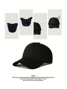 1顶男女通用字母印花趣味棒球帽，可调节户外遮阳帽，适合旅行、海滩度假、运动，Y2K风格，老爹帽，海绵网眼卡车帽，最佳节日礼物