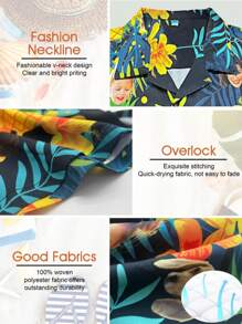 Últimas camisas hawaianas TIKI personalizadas 2025 con estampado de rostros - Ideales para todos los géneros, ropa de playa tropical personalizada para parejas y regalos especiales para seres queridos, diseño estiloso de abotonadura - Rosa - Ver 3