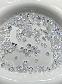 Mini Zirconia Nail Accessories 5A Sparkling Small Sharp Bottom Alien Diamond Horse Eye Love Pentagram Nail Diamond