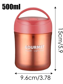 Lonchera Termo Contenedor liquidos sopa, café, agua aislado y seguro acero inoxidable para todo tipo de alimentos