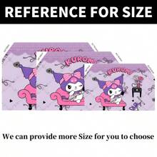 Sanrio 1 Pezzo Di Sfondo Decorativo Per Festa Di Compleanno A Tema cartoni animati Kuromi Viola Di Sanrio, Decorazioni Per Doccia, Decorazioni Per Camera Da Letto, Telo Da Parete, Sfondi Fotografici, Dimensioni 210 x 150 x 100 cm / 100 x 75 cm