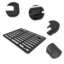 XIANXUS Platform Rack Luggage Rack Roof Rack Platform Car Top Flat Roof Luggage Rack - Black - View 4