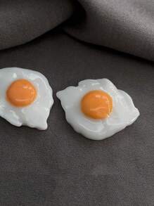 8 ímãs de geladeira com estampa de pintinho e ovo fofos - 3D estereoscópico, estilo multicolorido, ovo frito, ovo mexido, ímãs adoráveis com ícone de pintinho, adequados para decoração de escritório, cozinha, quadro branco, armário de armazenamento, lava-louças, decoração de casa, presente de Dia dos Namorados