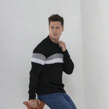 Bulisa Men's Sweatshirt Premium Standard Spend The Winter With More Style And Elegance. - Hitam - View 5
