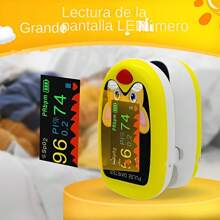 USB Oximeter Finger Clip Oximeter Rubber Oximeter Adecuado para su uso en casa Pulsioximetro Monitorización del sueño Pulsioximetro - Amarillo - Ver 4