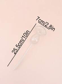 1 件透明仿玻璃自动浇水器，旅行时，家庭园艺盆栽植物必须有自动滴头，送给朋友的园艺工具 - 彩色 - 查看 11