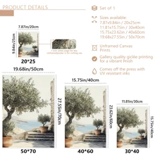 1pc Canvas Painting Poster, Pleasant Afternoon Scenery, Modern Light Luxury Wall Art For Living Room, Bedroom, Studio, Hallway