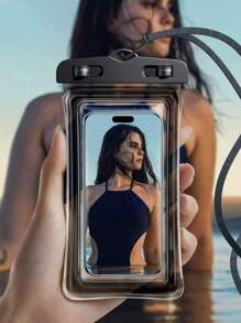 1pc Waterproof Diving Bag Cellphone Pouch, Touch Screen Sealable Swimming, Underwater Photography, Dust-Proof, Anti-Drop, Anti-Rain, Water-Tightness, Floating Gear, Convenient Phone Case - Multicolor - View 3