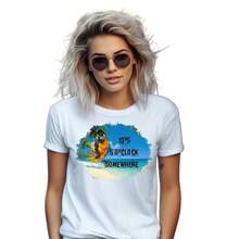 Jimmy Buffett Parrot Hawaiian T-Women Shirt,It'S 5 O'Clock Somewhere Hawaiian T-Women Shirt - White - View 1