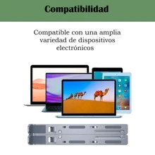 Vmingo Laptop Stand Portable Aluminum Base Foldable Adjustable Computer - Silver - View 4