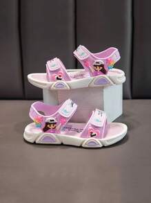Summer Cartoon New Design Heart-Shape Cute Princess Children Sweet Fashion Casual Soft Bottom Sandals