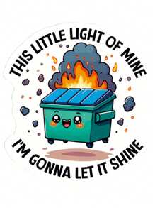 1 件防水、防潮、有趣的汽车贴花贴纸，可贴在杯子、笔记本电脑、汽车上，也可用作礼物