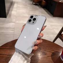1pc Ultrathin Transparent Anti-Fall Soft Phone Case, Compatible With Iphone 16 Pro Max, 15, 14 Plus, 13, 12, 11 Protective Cover