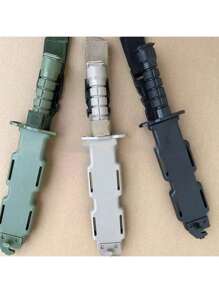 1 pieza Cuchillo de plástico suave para cosplay, material ABS seguro que no lastima, perfecto para fiestas, cumpleaños y como regalo