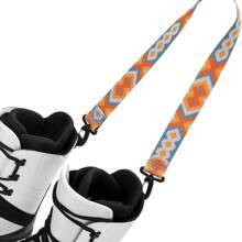 Correa de hombro de arnés para transporte de botas de esquí y snowboard, para mujeres y hombres, accesorios de snowboard y patinaje sobre hielo. Correas para fijar botas de esquí y patinaje sobre hielo, adecuadas para juegos de esquí, uso doméstico y regalos festivos, Día de la Madre, Día del Padre - Varios colores - Ver 6