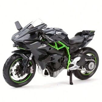 Modelo de motocicleta de aleación Kawasaki HR2 2025 nuevo - Juguete de motocicleta - Motocicleta de juguete para niños - Regalo de cumpleaños - Regalo de Pascua - Regalo de fiestas - Regalo perfecto - Regalo, Regreso a la escuela