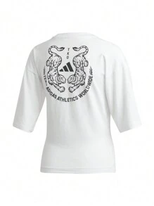 Adidas W Graphic Tee - White - View 6