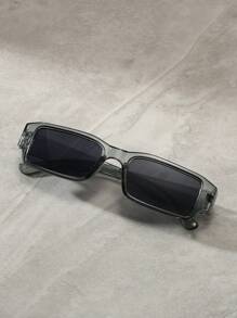 1pc Y2K Retro Driving, Travel, Beach Fashion Glasses For Men, Large Frame Fashion Eyewear For Summer For Summer Beach Vacation,Outdoor,Travel
