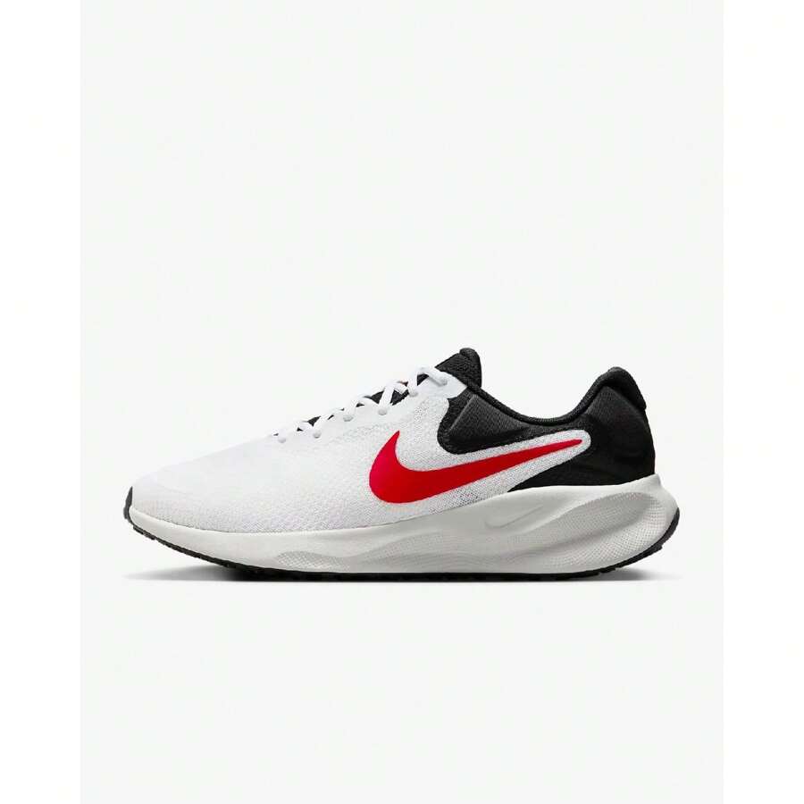Nike Revolution 7 FB2207-102 Sneakers Men's 12 White Black Running Shoes TF3019 - 白色 - 查看 1