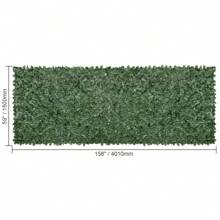 Ivy Privacy Fence, 39x98/158/198inch  59x98/118/158inch & 96x72inch  Artificial Green Wall Screen, Greenery Ivy Fence With Strengthened Joint, Faux Hedges Vine Leaf Decoration For Outdoor Garden, Yard, Balcony, Patio Decor - 59 x 158inch - 查看 10