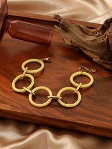 1 件 18K 镀金不锈钢夏季时尚女士手链，适合聚会、约会、度假 - 手鍊 - 查看 8