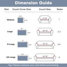 Soft Chenille Sofa Couch Cover Mat Striped Weave Textured Sectional Slipcovers With Non-Slip Back Anti Scratch Pet Couch Protector Sofa Armrest Cover Backrest Cover Seat Cover Machine Washable 1 Piece For Living Room Home Decoration - Màu xanh lam - Xem 11