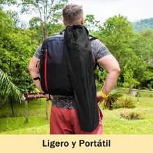 JeeLeeko 2 en 1 Silla de Camping reclinable portátil, Puede Sentarse Silla Reclinable para Acampar con Portavasos, Silla Plegable Portátil, Adecuada para Acampar al Aire Libre, Pescar, Playa, Viajar - 1 - Ver 2