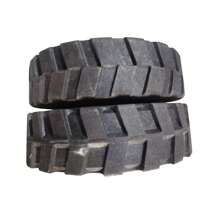 Llanta # 5 Para diablo o Carro De Mandado - Negro - Ver 4