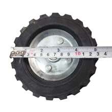 Llanta # 5 Para diablo o Carro De Mandado - Negro - Ver 6