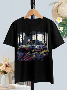 Lovers' 80s Audi Group B Rally Adventure T-Shirt (Audi0110 Colorful)