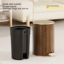 سلة مهملات مع غطاء ذات سعة كبيرة وتصميم هادئ للمنزل والحمام وغرفة المعيشة، تباع بكمية كبيرة