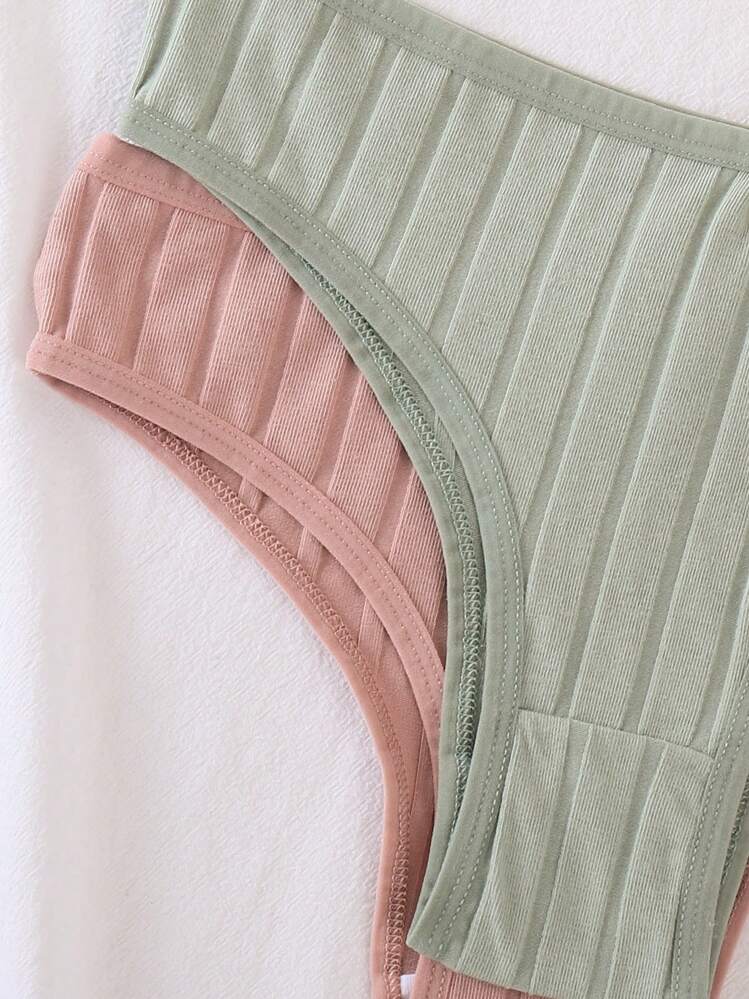 7 piezas Bragas deportivas de algodón suave y transpirable para mujer - Multicolor - Añade 5