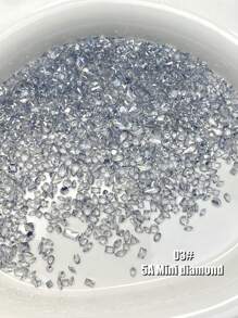 Mini Zirconia Nail Accessories 5A Sparkling Small Sharp Bottom Alien Diamond Horse Eye Love Pentagram Nail Diamond