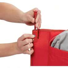 Radio Flyer, 3-en-1 EZ Vagoneta Plegable para Niños con Techo, Wagon Plegable Convertible,Jardín y Carga, Recomendado para Niños de 1 1/2 Años, Color Rojo - Pabellón - Ver 9