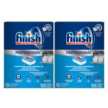 Finish Powerball PROFESSIONAL Pastillas Lavavajillas, Acción Prelavado, Desincrusta y Elimina Restos y Suciedad ENTREGA EN 24/48 HORAS - 250 pastillas (2x125) - Ver 1