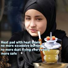 Un set, nueva cachimba árabe dorada, olla con forma de águila de tamaño mediano, pipa de vidrio estilo de Oriente Medio, cachimba, shisha, cachimba para fiestas, cachimba de negocios, cachimba para el hogar, cachimba para el patio, set de cachimba, cachimba para bodas, discusión de cachimba, regalo para papá