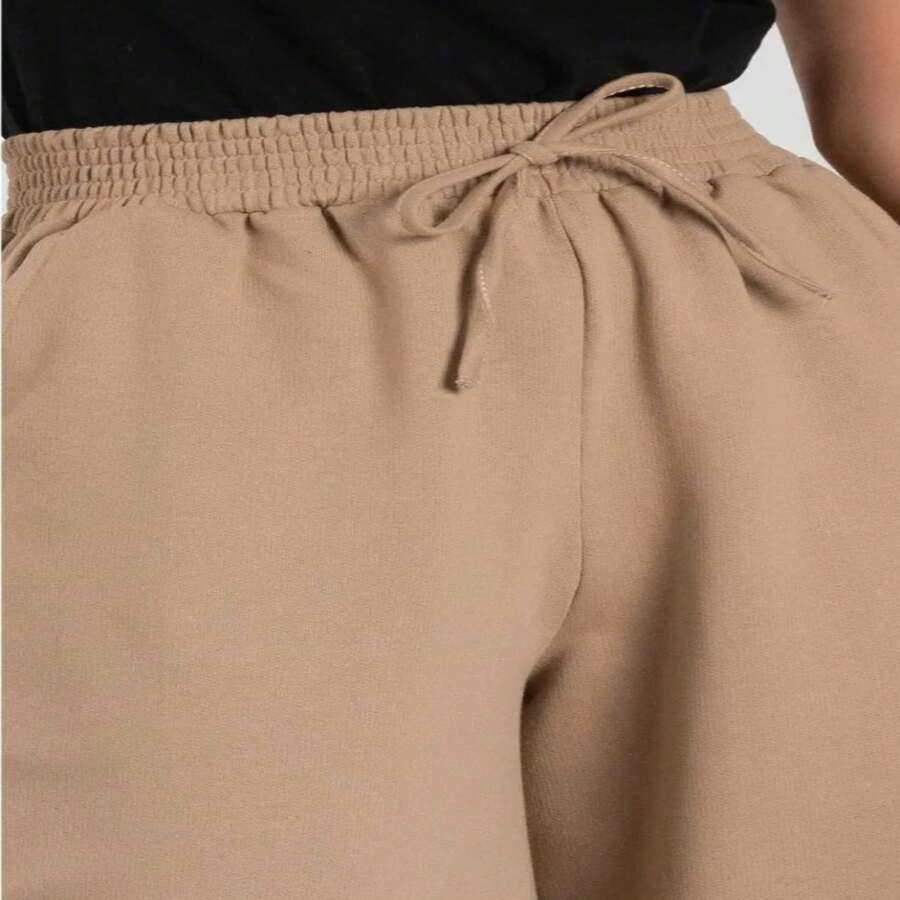 Sweatpants In Fleece Boutique Fashion - Comfort, Style And Sophistication! - Rust Brown - View 1