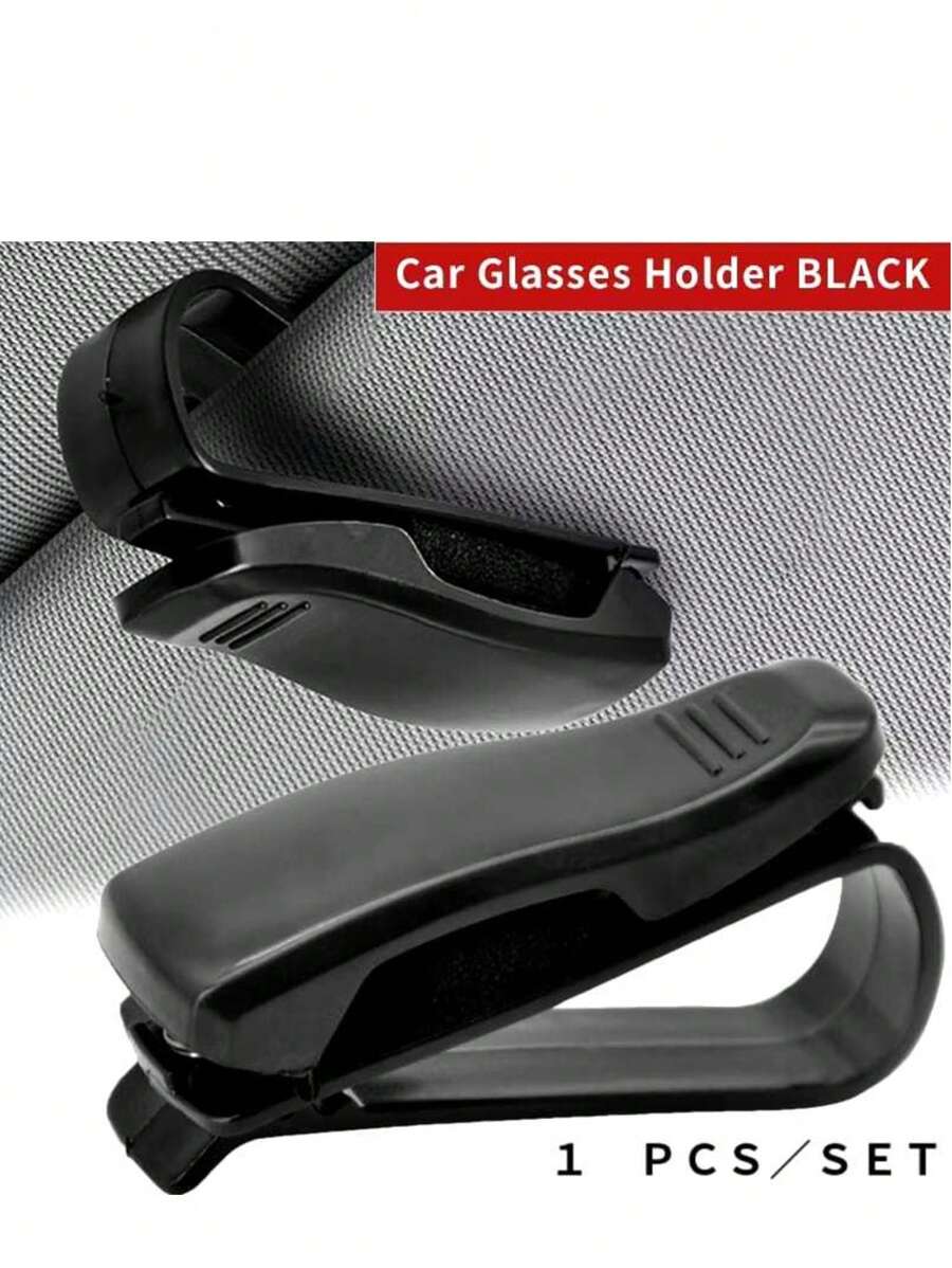 Kit 2 Prendedores Suporte de Carro Multifuncional Automóvel - Preto - Visão 1