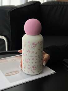 1 件 350ml 粉色花朵和蝴蝶 316 不锈钢双层隔热杯、平底杯、咖啡杯、水瓶、户外饮料杯、真空瓶、独特茶杯盖设计，适用于户外、办公室、家庭、学校、汽车、生日礼物、节日礼物、母亲节礼物、父亲节礼物、返校礼物、情人节礼物返校礼物 - 彩色 - 查看 8