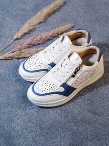 Zapatillas deportivas para mujer, materiales ligeros y transpirables, colores simples versátiles y patrones atractivos, estilo deportivo y casual, la combinación perfecta entre comodidad y estilo para tus días más activos