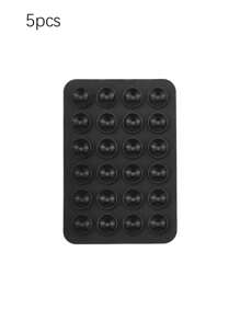 5pcs Silicone Suction Cup Cell Phone Back Anti-Slip Sticker Adhesive Strong No Trace Does Not Fall Off 24 Grains Of Silicone Cell Phone Suction Cups, Suitable For Outdoor Travel Photography, Indoor Make-Up, Catching Up With The Drama, The Best Gift For The Lady, Cell Phone Bracket Suction Cups, Home And Living Supplies - Multicolor - View 12