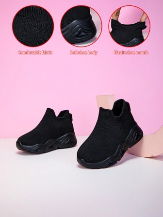 Nuevo estilo de zapatos deportivos casuales, cómodos y transpirables de fácil deslizamiento para niños