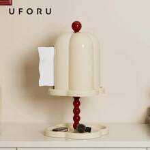 UFORU French Retro Tissue Box Advanced Sense Of Coffee Roll Paper Box Creative Living Room Light Luxury Pumping Paper Box - 綠色 - 查看 2