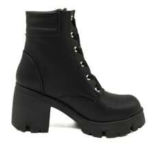 Greco Designs Botas Botines Suela Gruesa Para Dama Combat Calidad Premium