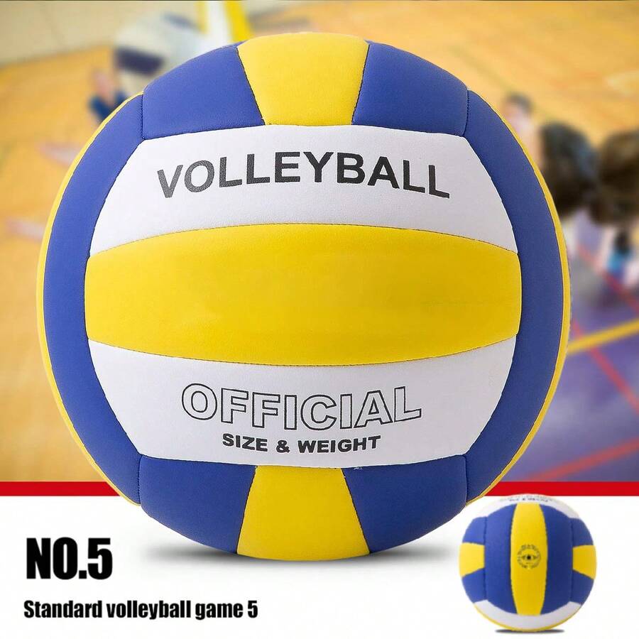 2025 Newest Volleyball Size5 PVC Leather Soft Indoor Outdoor Volleyballs Sports Training Game Play Ball For Beginner, Adult