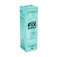 Grip Fix Primer Vizzela 30g - Hidratante Fixador Maquiagem - Transparente - Visão 12