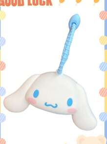 Sanrio 1/2 pezzi Accessori per borsa da viaggio a forma di personaggio Ciao Kitty Kawaii in silicone, per Kuromi My Melody Cinnamoroll Pompom Purin e Pochacco - Design durevole, resistente all'acqua e facile da pulire
